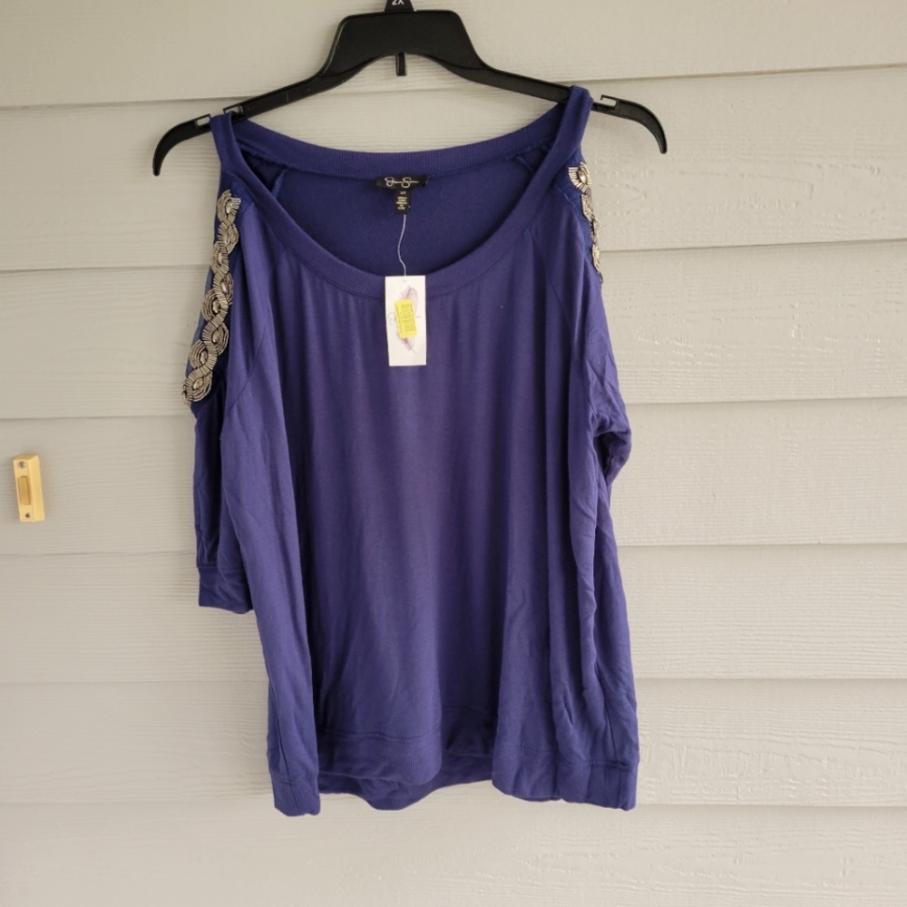 Jessica Simpson cold shoulder top NWT 1X